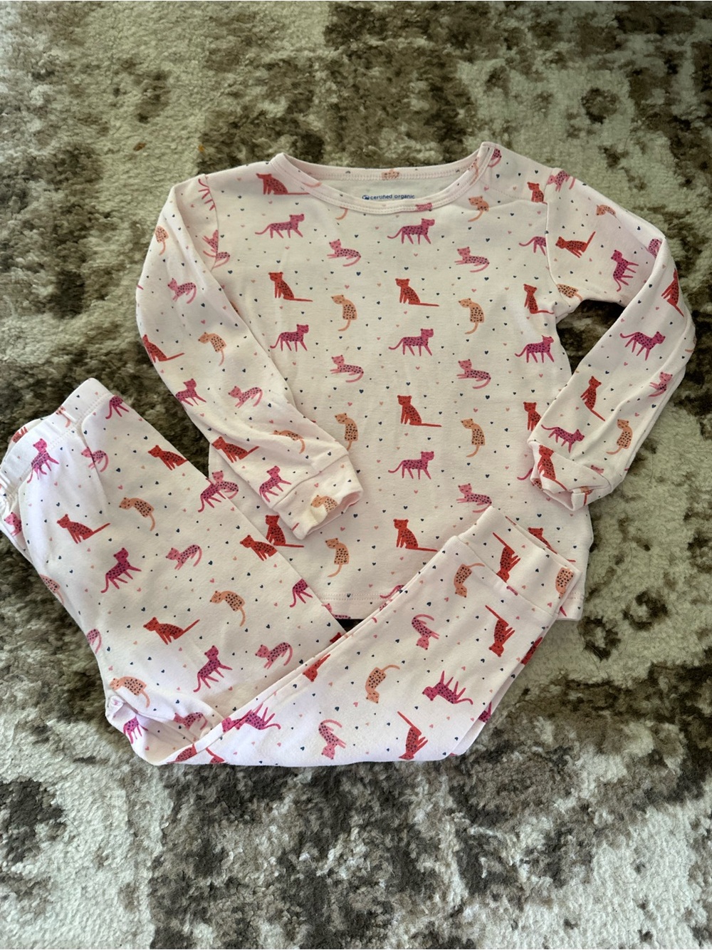 Magnetic Me Light Pink Fox Print Pajama Set